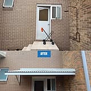 Entrance Portico Awning by JM Carpentry